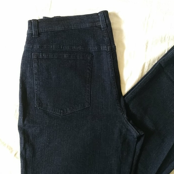 NWT Denim & Co. Rhinestone Control Panel Jeans 16 - Picture 8 of 16